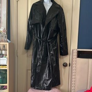 Elegant Black Trench Coat